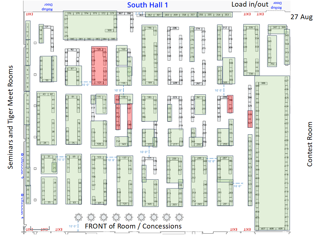 South Hall Layout